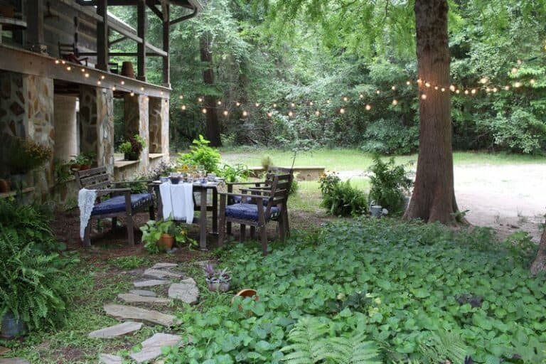 How to Install String Light Poles on Your Offgrid Cabin’s Backyard